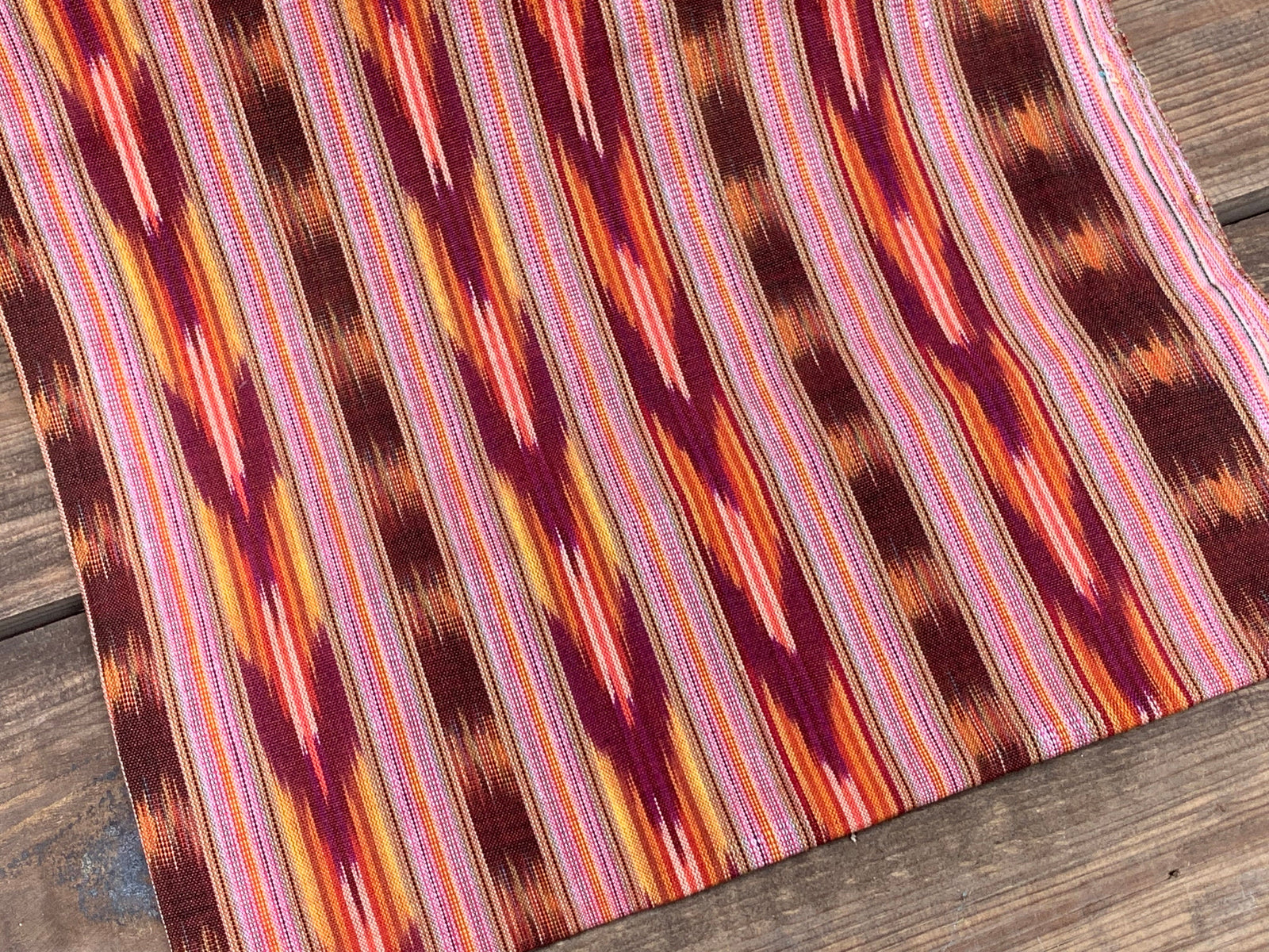 Torchlight Ikat - Handwoven Cotton Fabric | Lightweight (Sold by the Yard)