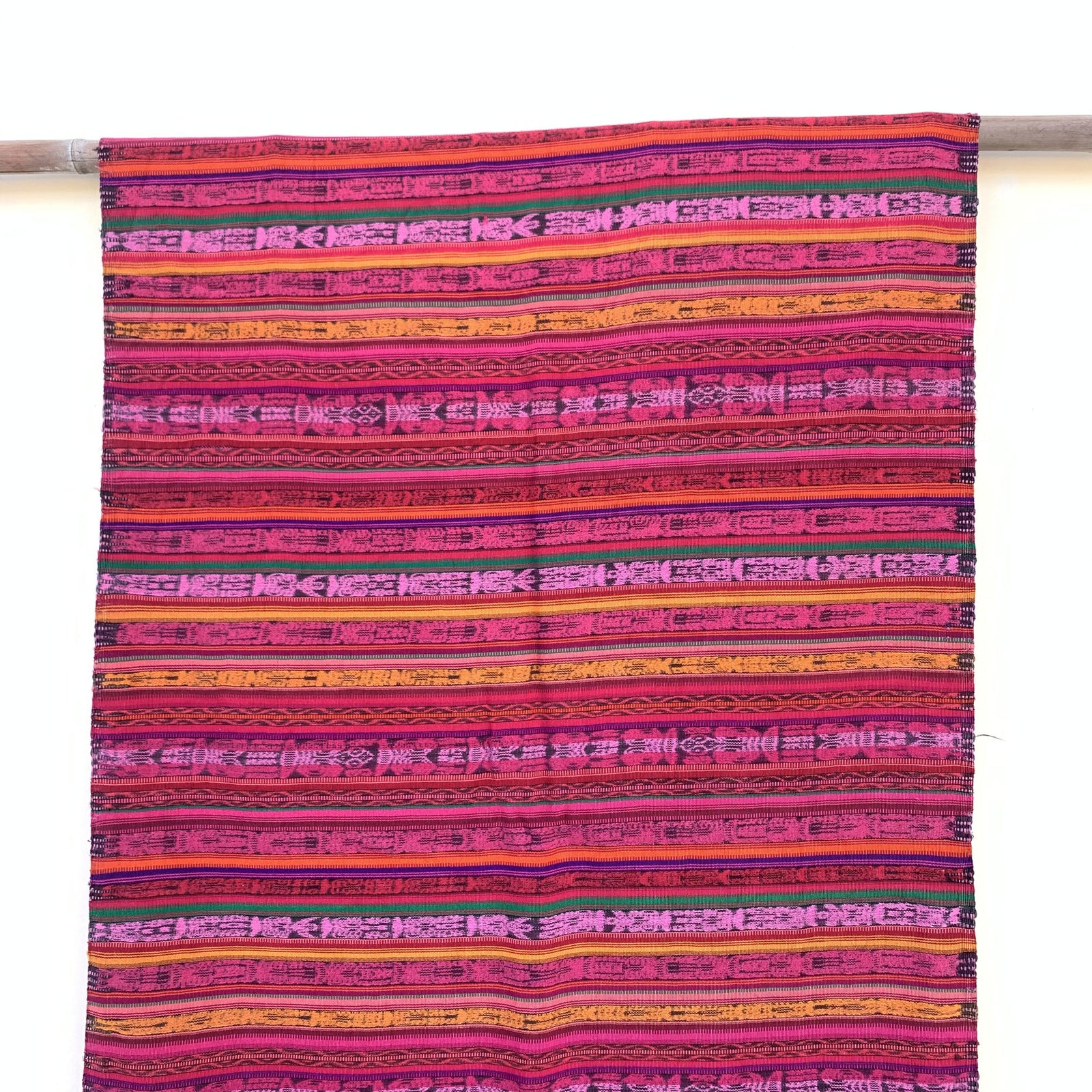 Authentic Guatemalan Striped Fabric