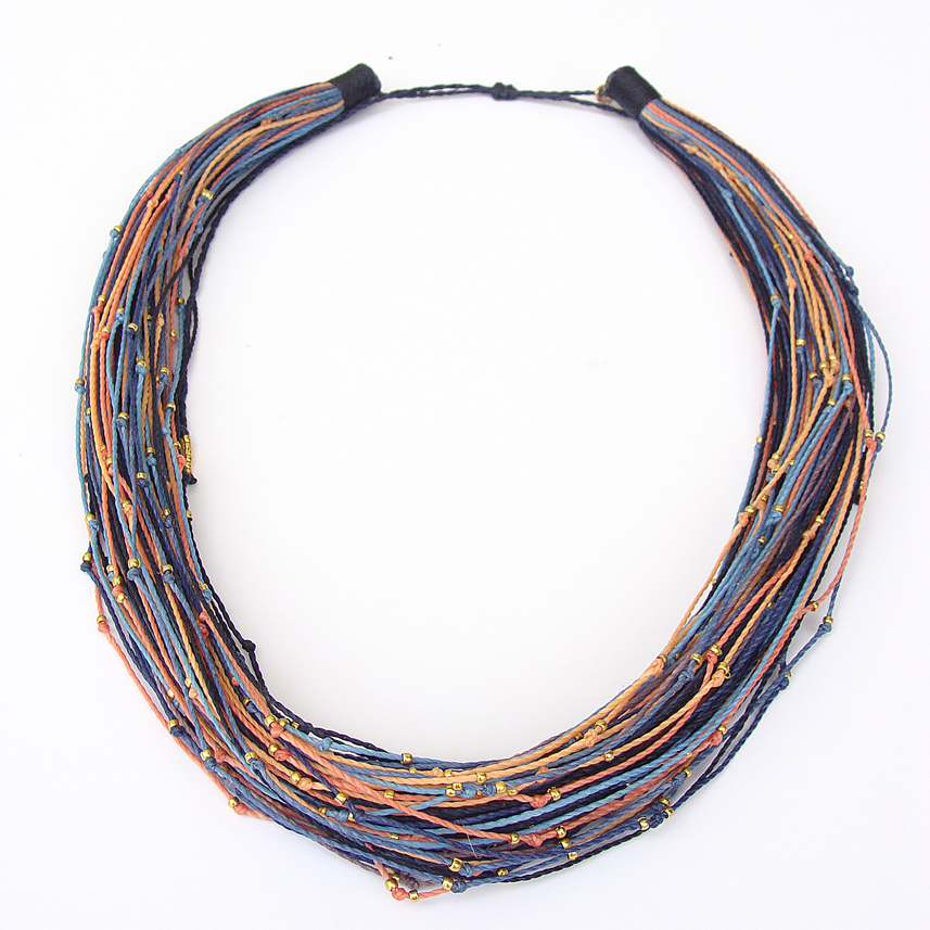 Multi String Necklace