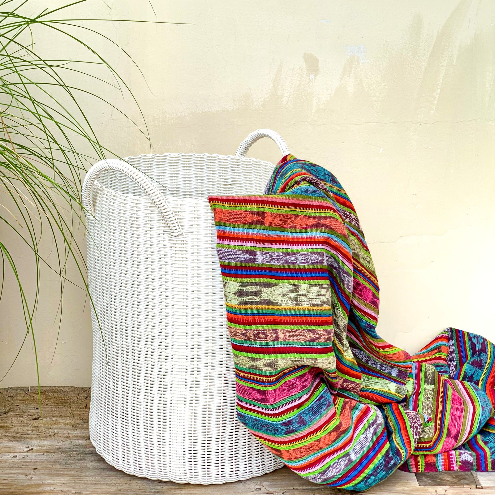 Large Storage Basket White