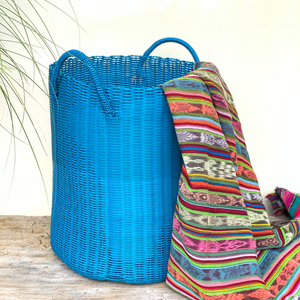 Large Storage Basket Teal