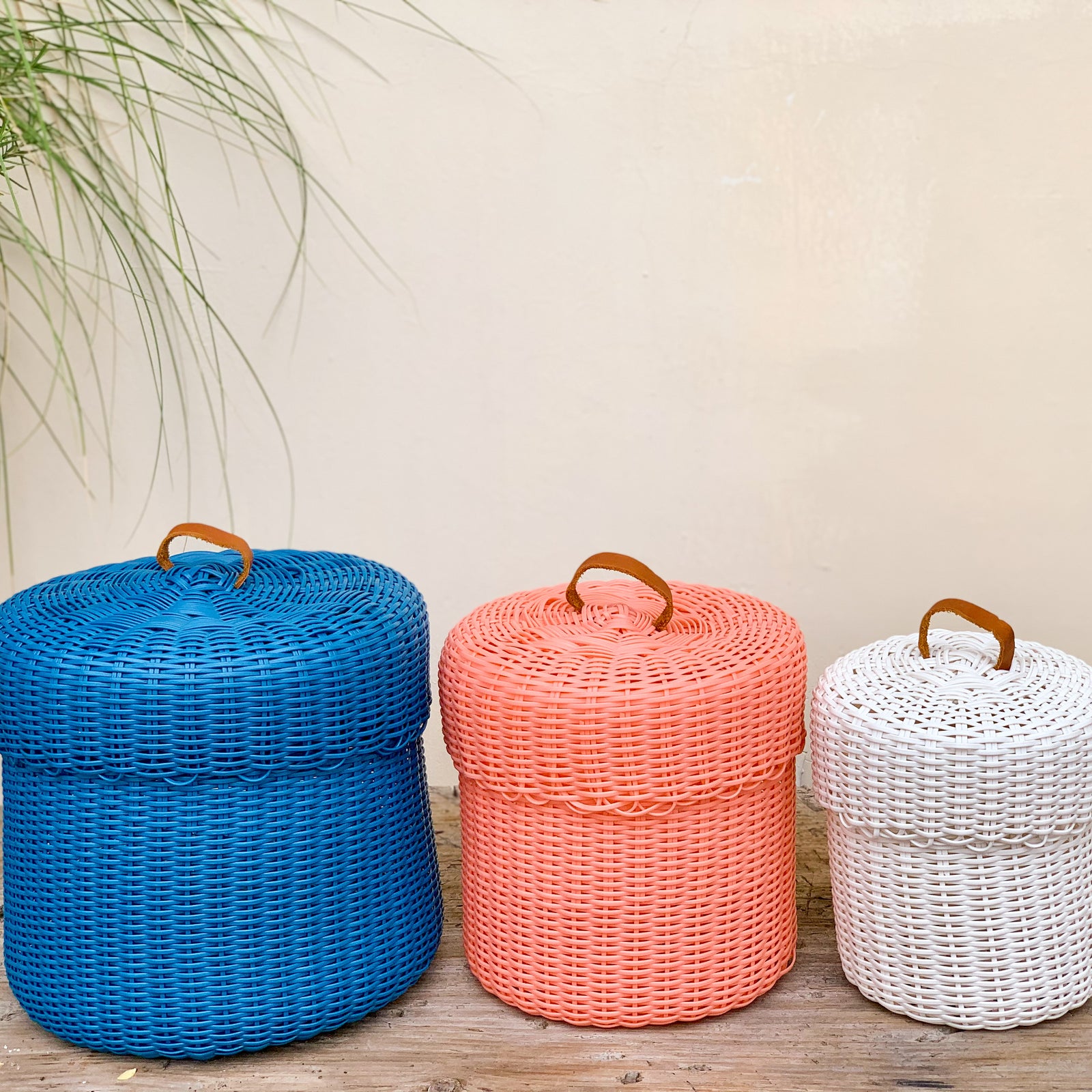 Set of 3 nesting baskets Serenity