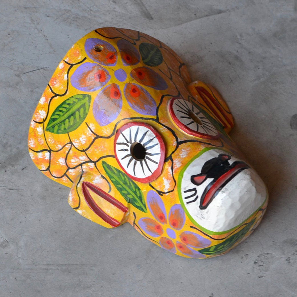 Hand carved monkey mask