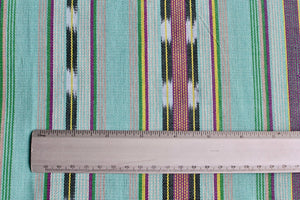 Handwoven Ikat Cotton Fabric in Blue