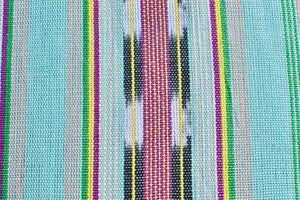 Handwoven Ikat Cotton Fabric in Blue