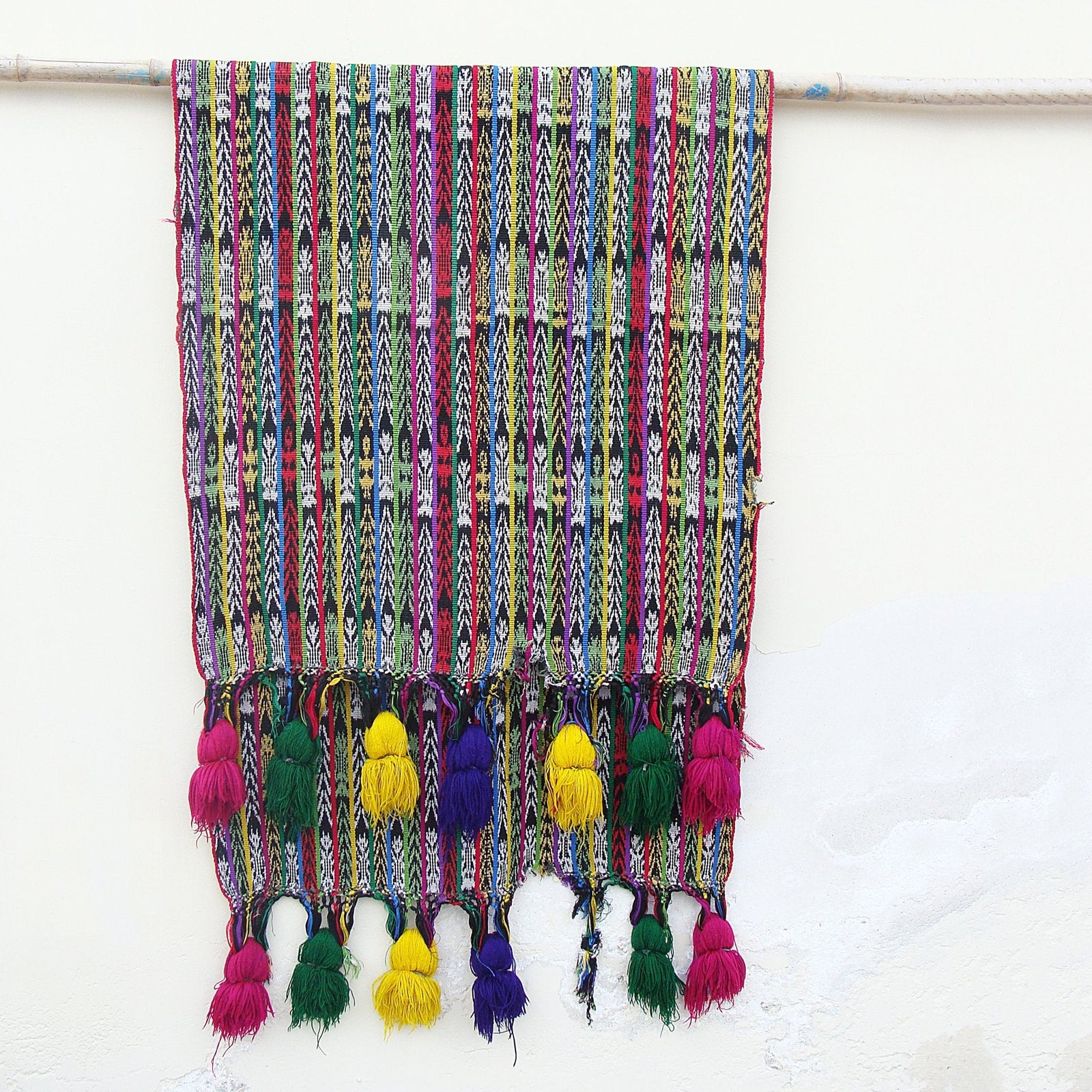 Vintage Rebozo hand-woven in Guatemala