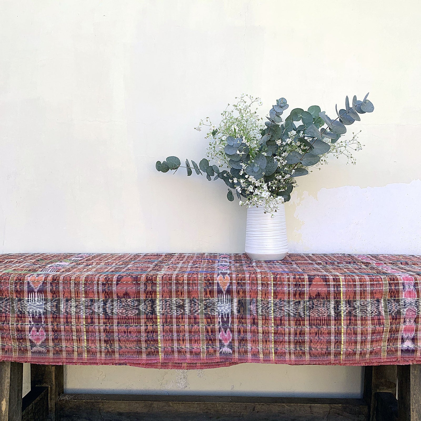 Brown Hand-Woven Guatemalan Fabric