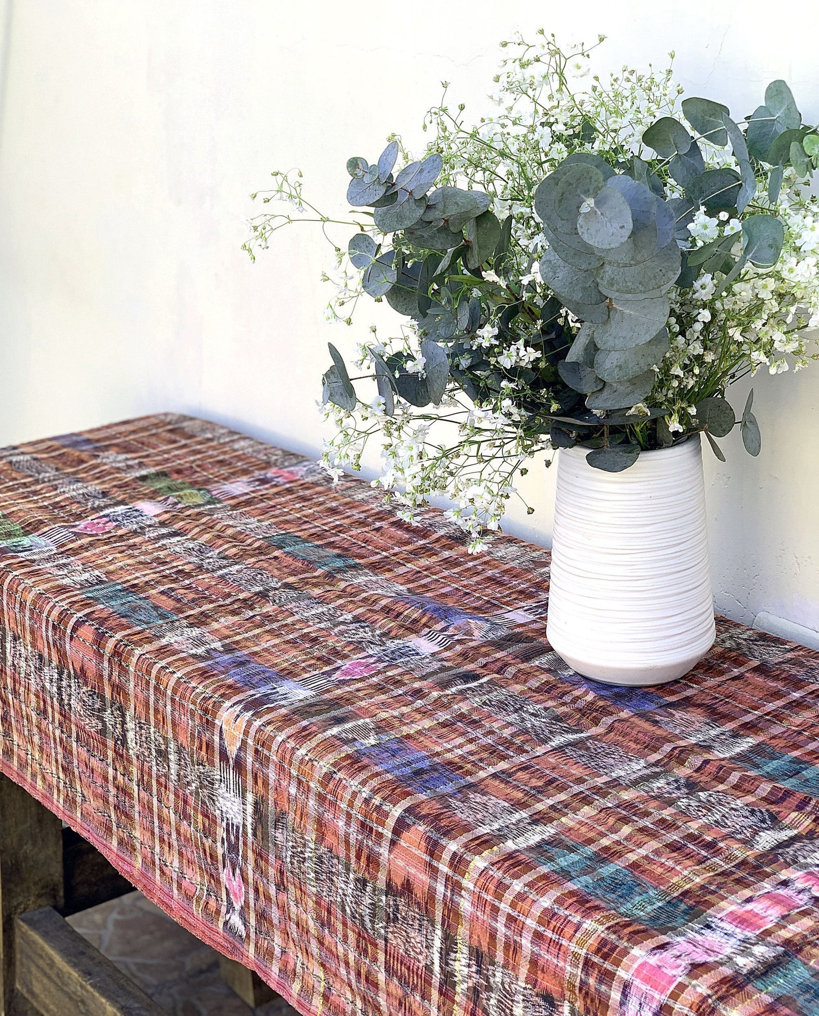 Brown Hand-Woven Guatemalan Fabric