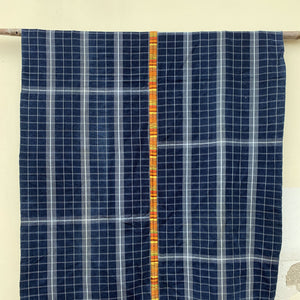 Blue Canvas Plaid Textile