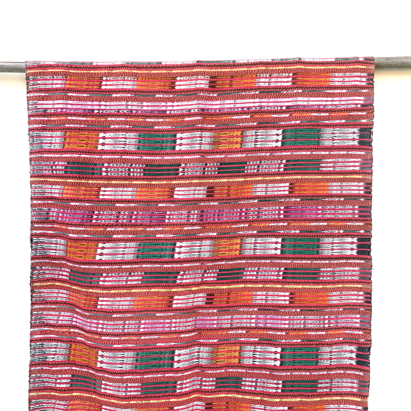 Red Striped vintage corte textile