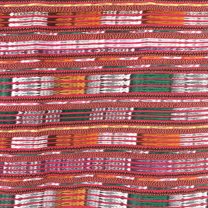 Red Striped vintage corte textile